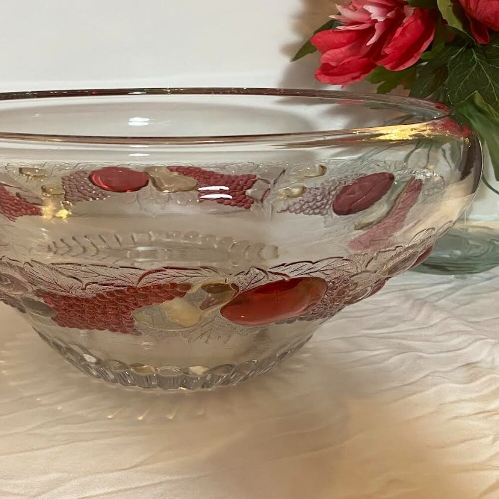 Westmoreland Glass Della Robbia Fruit Bowl Vintage EUC - Picture 11 of 14